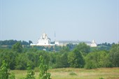 Вид на Успенский и Дмитриевский соборы